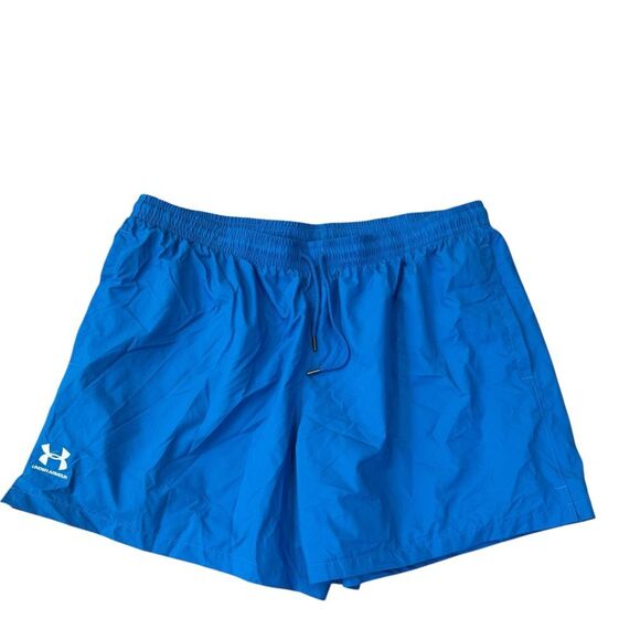 Under Armour UA Men's Loose Fit Woven Volley Shorts, Sz XXL Blue NWT - Picture 2 of 7